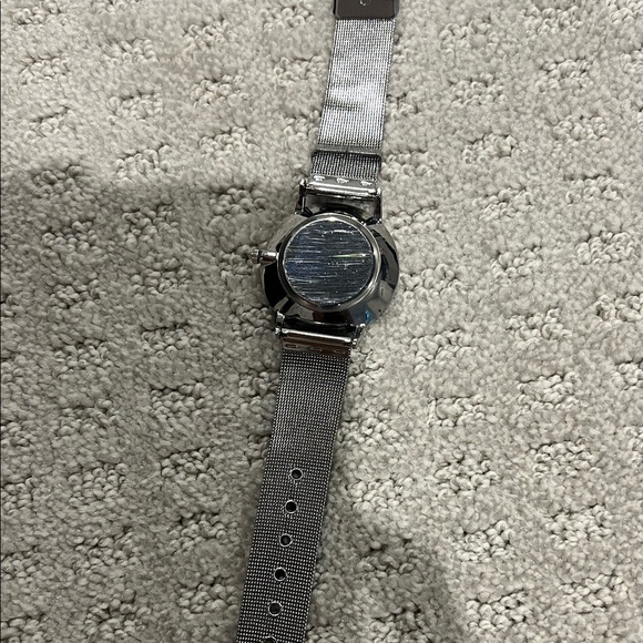 Silver and Black Men's Watch - Picture 4 of 5